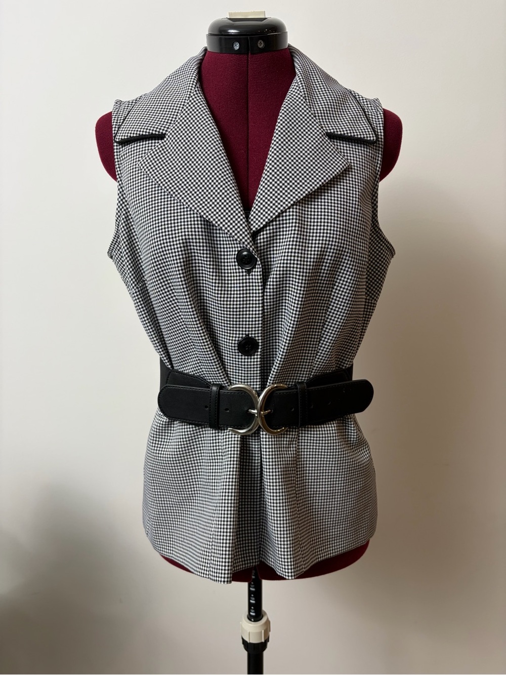 Vintage 90s DBY sleeveless blazer tank size Large